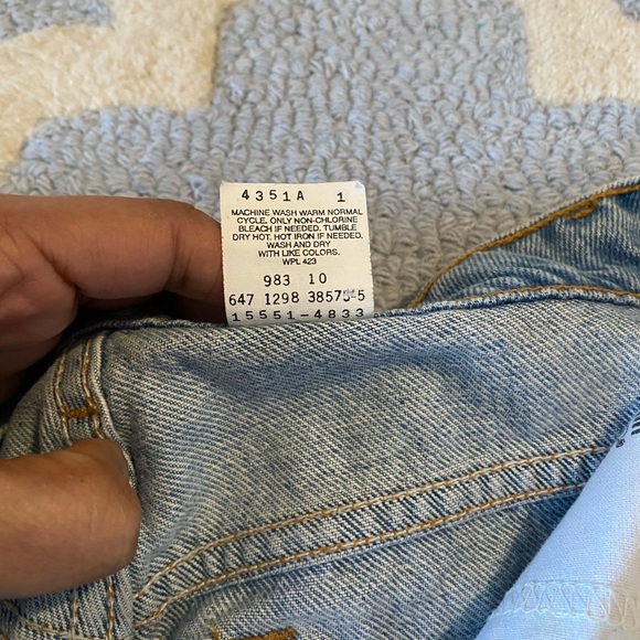 Vintage Levi’s 550 Relaxed Fit Tapered Leg 6 Reg Med - Picture 4 of 16